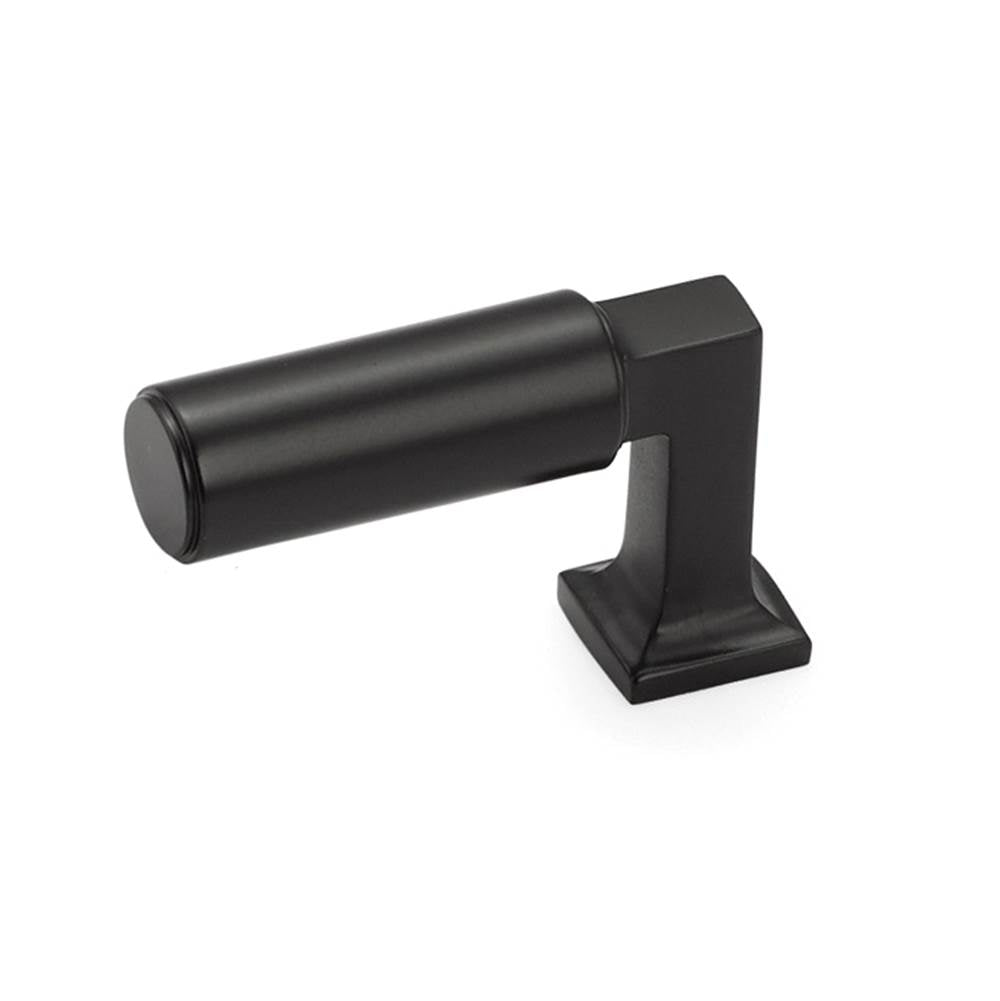 Schaub And Company - Finger Pull, Matte Black, 1/2'' - Matte Black