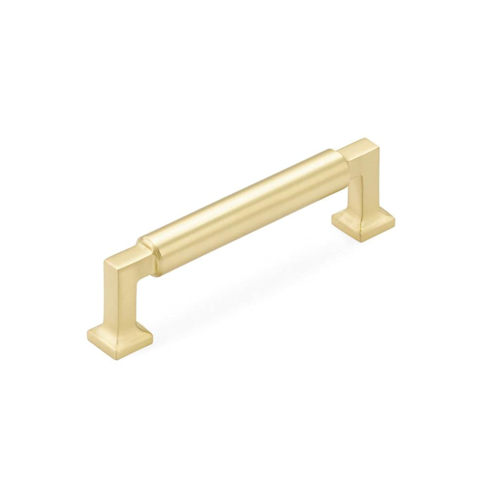 Schaub And Company - Pull, Satin Brass, 4'' cc - Satin Brass