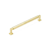 Schaub And Company - Pull, Unlacquered Brass, 8'' cc - Unlacquered Brass