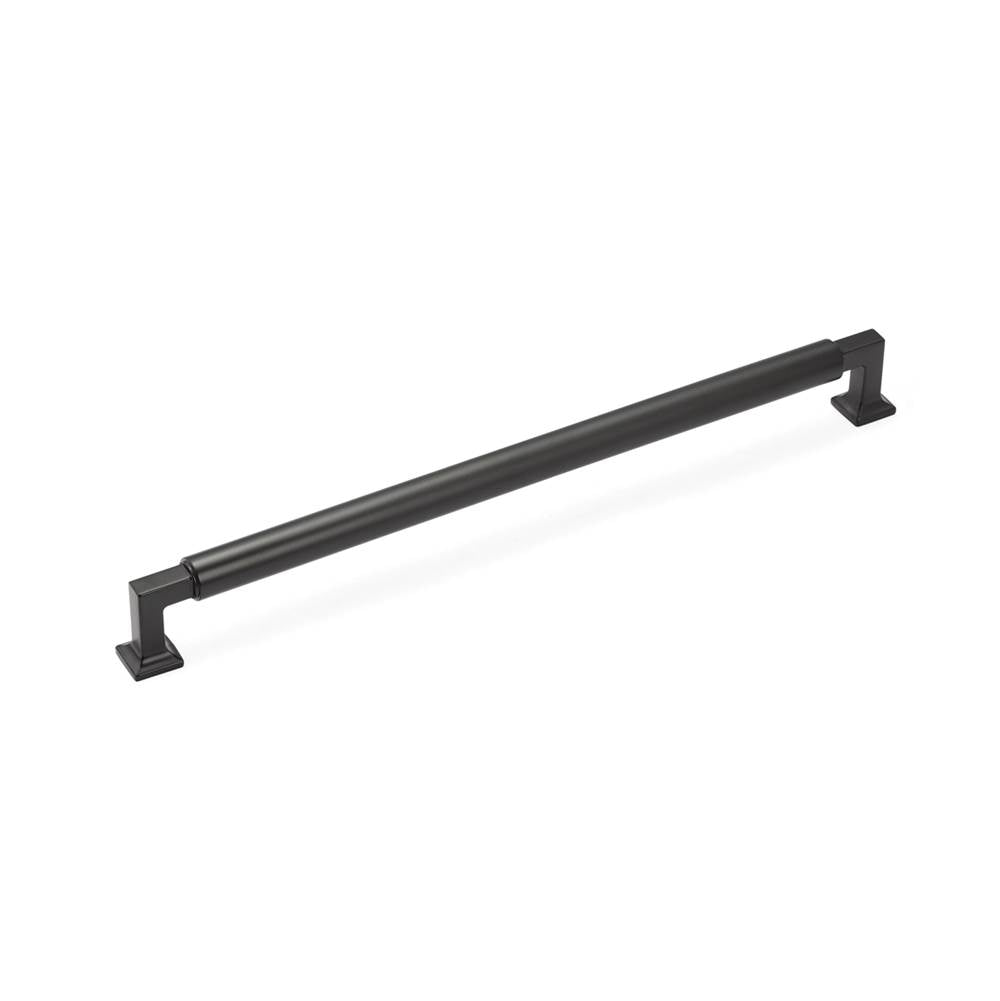 Schaub And Company - Concealed Surface, Appliance Pull, Matte Black, 15'' cc - Matte Black