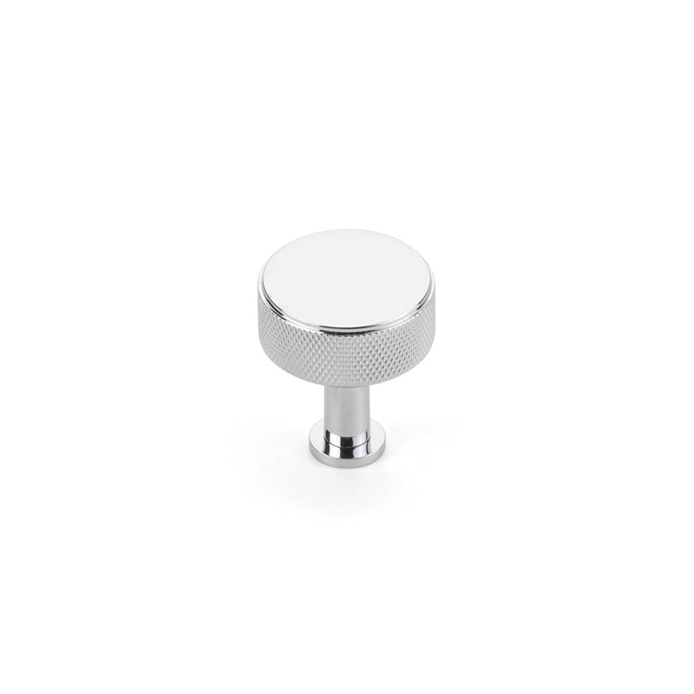 Schaub And Company - Pub House, Knob, Knurled, Polished Chrome, 1-1/4'' cc - Polished Chrome