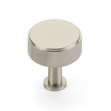 Schaub And Company - Pub House, Knob, Knurled, Brushed Nickel, 1-1/4'' cc - Brushed Nickel