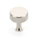 Schaub And Company - Pub House, Knob, Knurled, Polished Nickel, 1-1/4'' cc - Polished Nickel