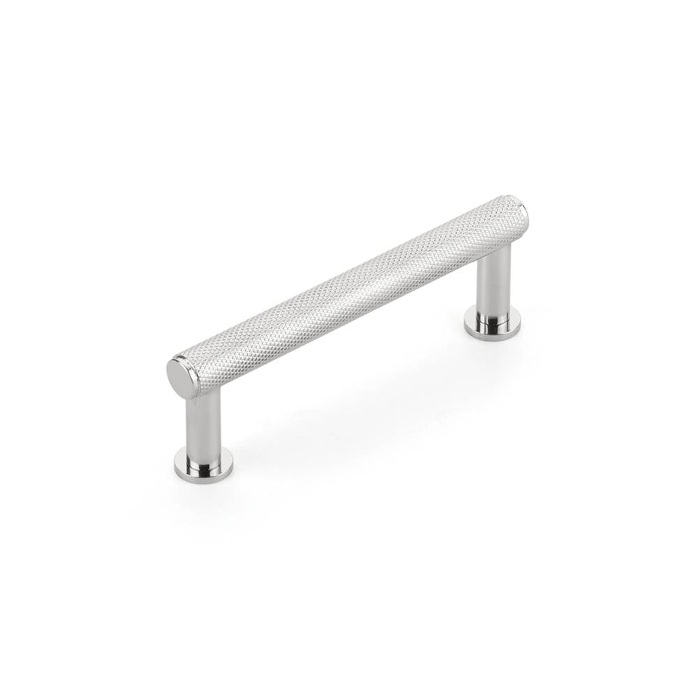 Schaub And Company - Pub House, Pull, Knurled, Polished Chrome, 3-1/2'' cc - Polished Chrome