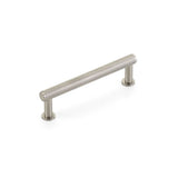 Schaub And Company - Pub House, Pull, Knurled, Brushed Nickel, 4'' cc - Brushed Nickel