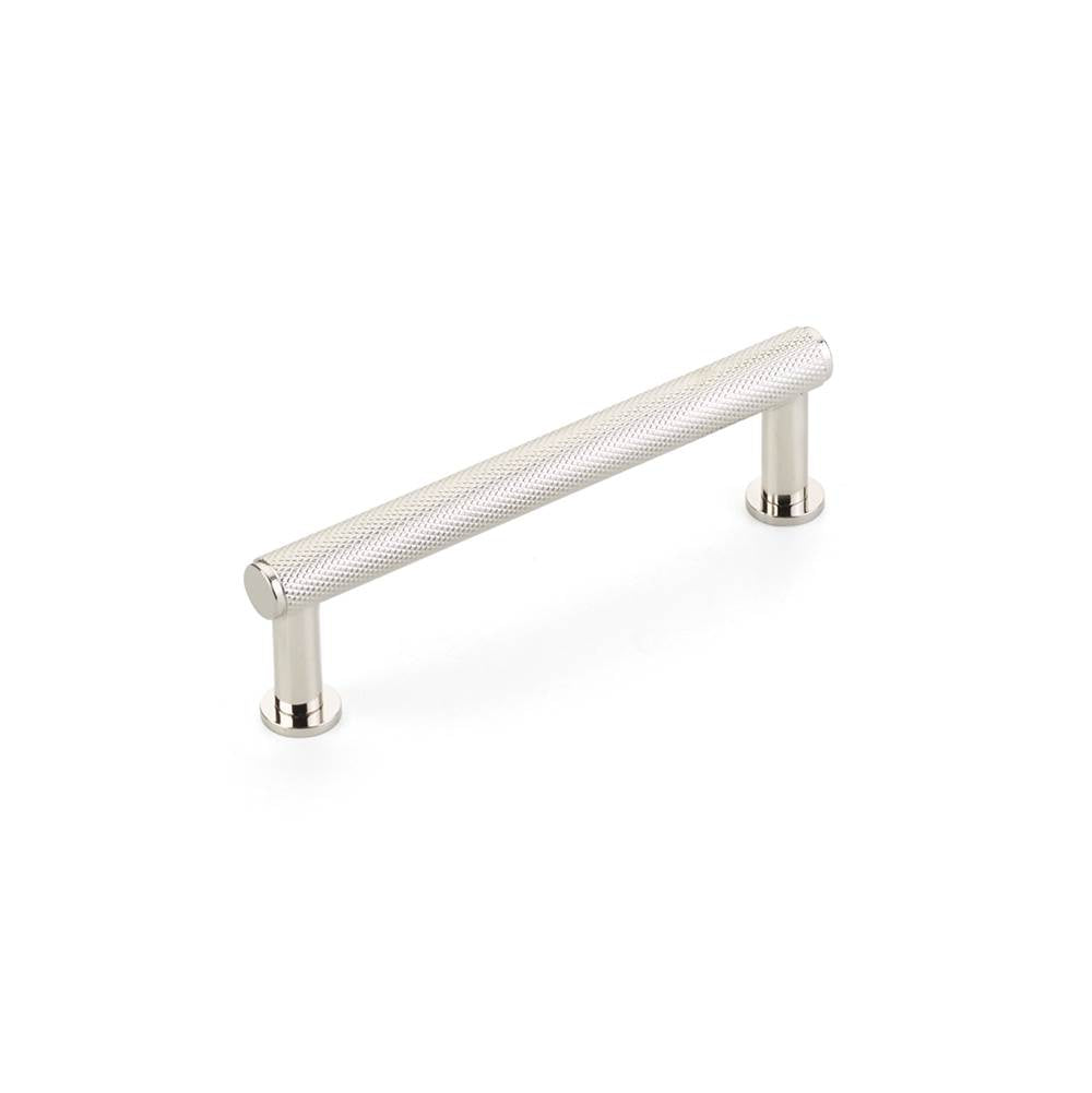 Schaub And Company - Pub House, Pull, Knurled, Polished Nickel, 4'' cc - Polished Nickel