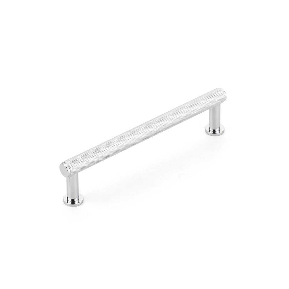 Schaub And Company - Pub House, Pull, Knurled, Polished Chrome, 5'' cc - Polished Chrome