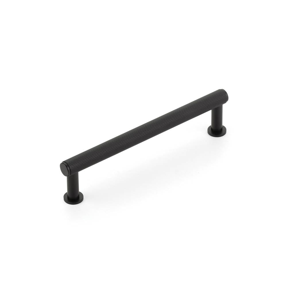 Schaub And Company - Pub House, Pull, Knurled, Matte Black, 5'' cc - Matte Black