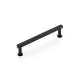 Schaub And Company - Pub House, Pull, Knurled, Matte Black, 5'' cc - Matte Black