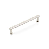 Schaub And Company - Pub House, Pull, Knurled, Polished Nickel, 6'' cc - Polished Nickel