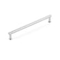 Schaub And Company - Pub House, Pull, Knurled, Polished Chrome, 8'' cc - Polished Chrome