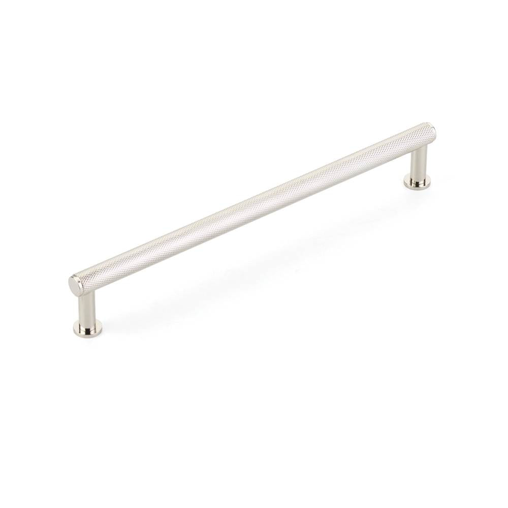 Schaub And Company - Pub House, Pull, Knurled, Polished Nickel, 8'' cc - Polished Nickel