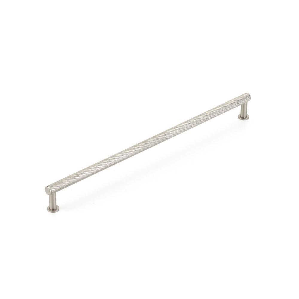 Schaub And Company - Pub House, Pull, Knurled, Brushed Nickel, 12'' cc - Brushed Nickel