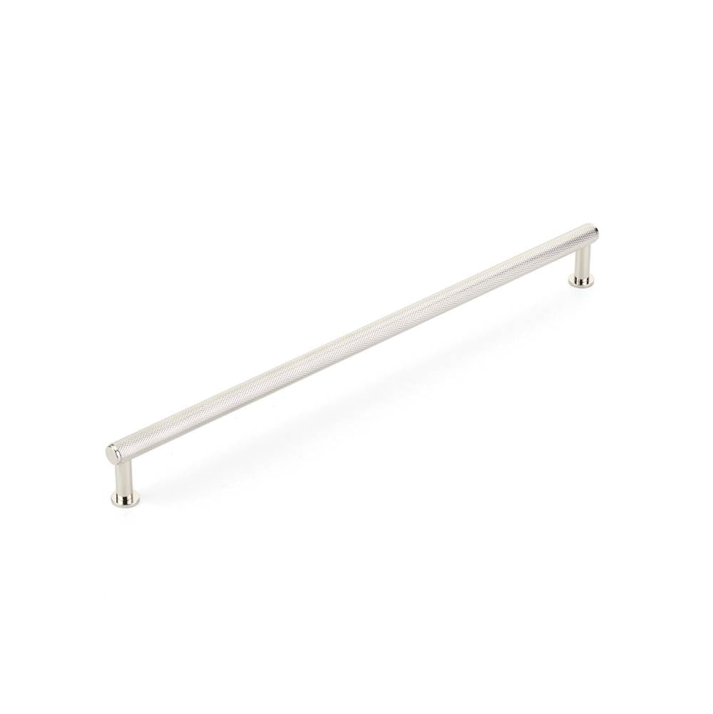 Schaub And Company - Pub House, Pull, Knurled, Polished Nickel, 12'' cc - Polished Nickel