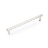 Schaub And Company - Pub House, Appliance Pull, Knurled, Polished Nickel, 12'' cc - Polished Nickel