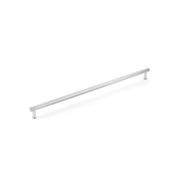 Schaub And Company - Pub House, Appliance Pull, Knurled, Polished Chrome, 24'' cc - Polished Chrome