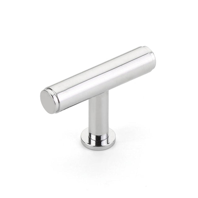 Schaub And Company - Pub House, T-Knob, Polished Chrome, 2'' - Polished Chrome