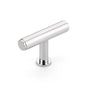 Schaub And Company - Pub House, T-Knob, Polished Chrome, 2'' - Polished Chrome