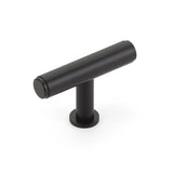 Schaub And Company - Pub House, T-Knob, Matte Black, 2'' - Matte Black