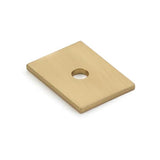 Schaub And Company - Pub House, Backplate for Knob, Signature Satin Brass, 1'' - Signature Satin Brass