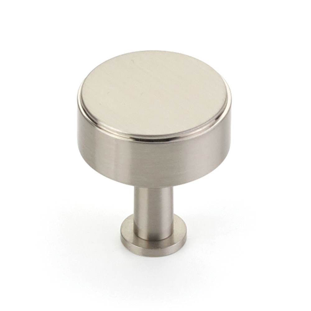 Schaub And Company - Pub House, Knob, Brushed Nickel, 1-1/4'' cc - Brushed Nickel