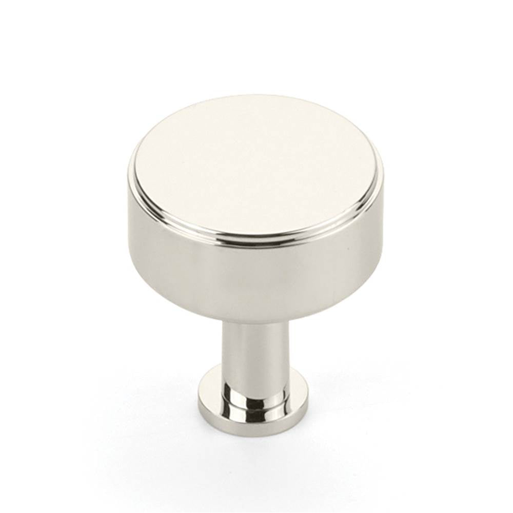 Schaub And Company - Pub House, Knob, Polished Nickel, 1-1/4'' cc - Polished Nickel