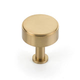 Schaub And Company - Pub House, Knob, Signature Satin Brass, 1-1/4'' cc - Signature Satin Brass