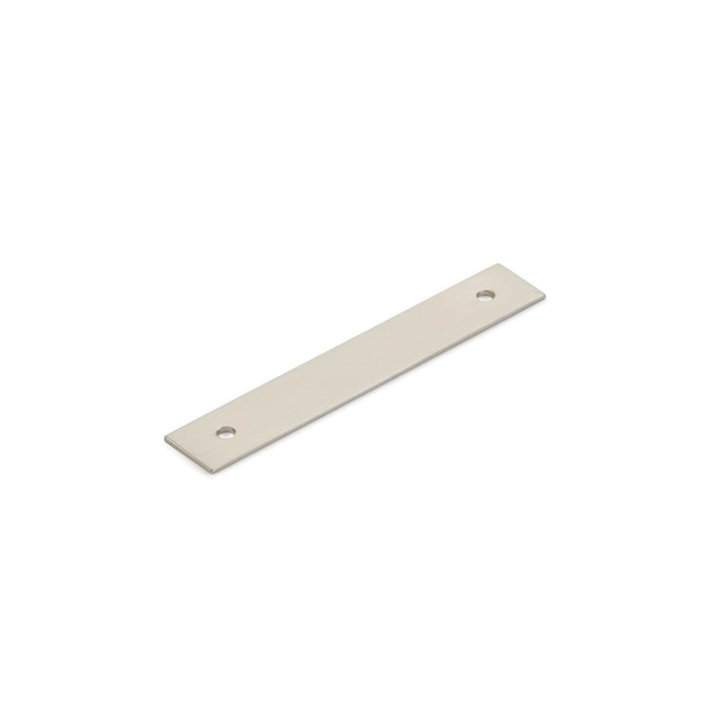 Schaub And Company - Pub House, Backplate for Pull, Brushed Nickel, 3-1/2'' cc - Brushed Nickel