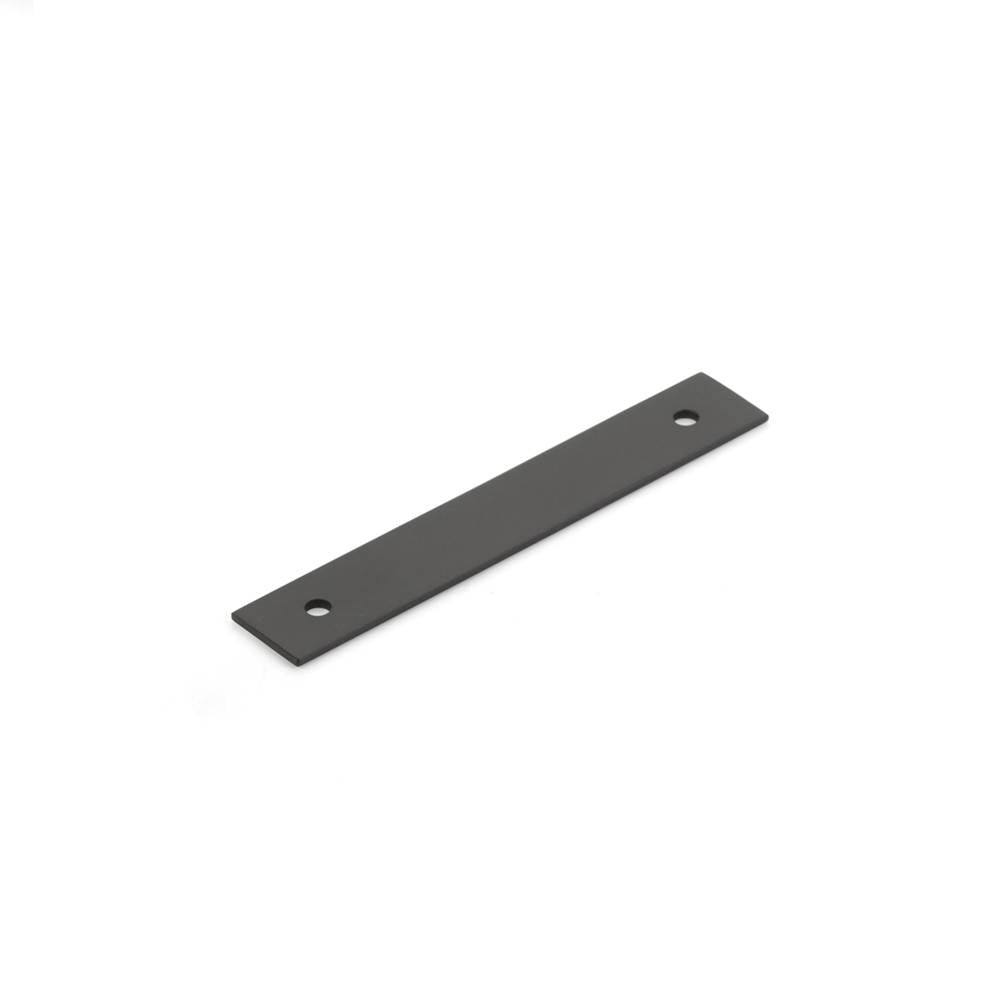 Schaub And Company - Pub House, Backplate for Pull, Matte Black, 3-1/2'' cc - Matte Black