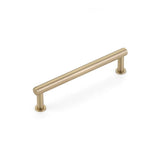 Schaub And Company - Pub House, Pull, Signature Satin Brass, 5'' cc - Signature Satin Brass