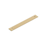 Schaub And Company - Pub House, Backplate for Pull, Signature Satin Brass, 5'' cc - Signature Satin Brass