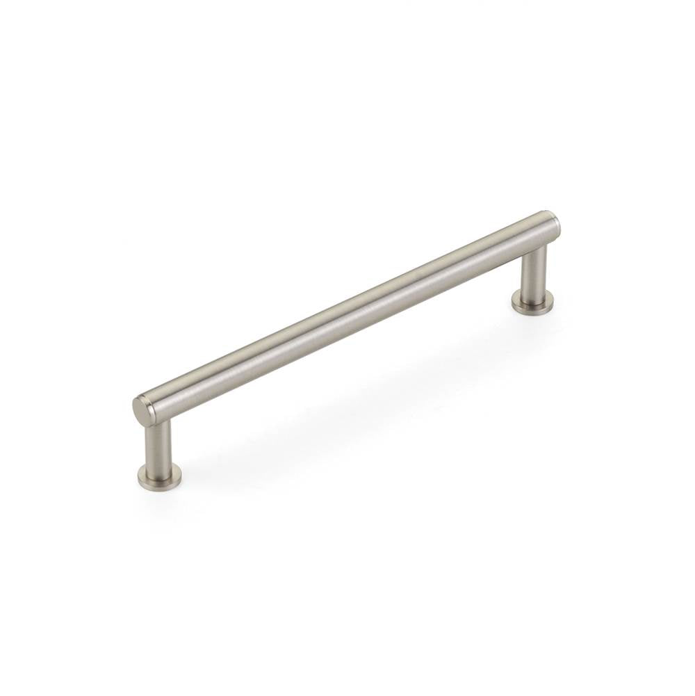 Schaub And Company - Pub House, Pull, Brushed Nickel, 6'' cc - Brushed Nickel