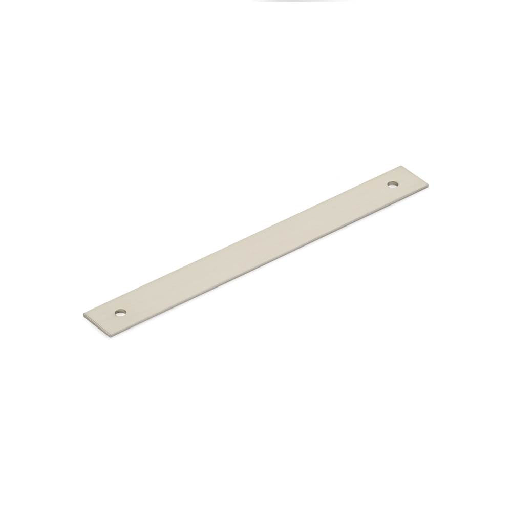Schaub And Company - Pub House, Backplate for Pull, Brushed Nickel, 6'' cc - Brushed Nickel
