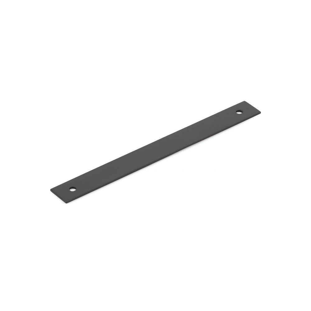 Schaub And Company - Pub House, Backplate for Pull, Matte Black, 6'' cc - Matte Black