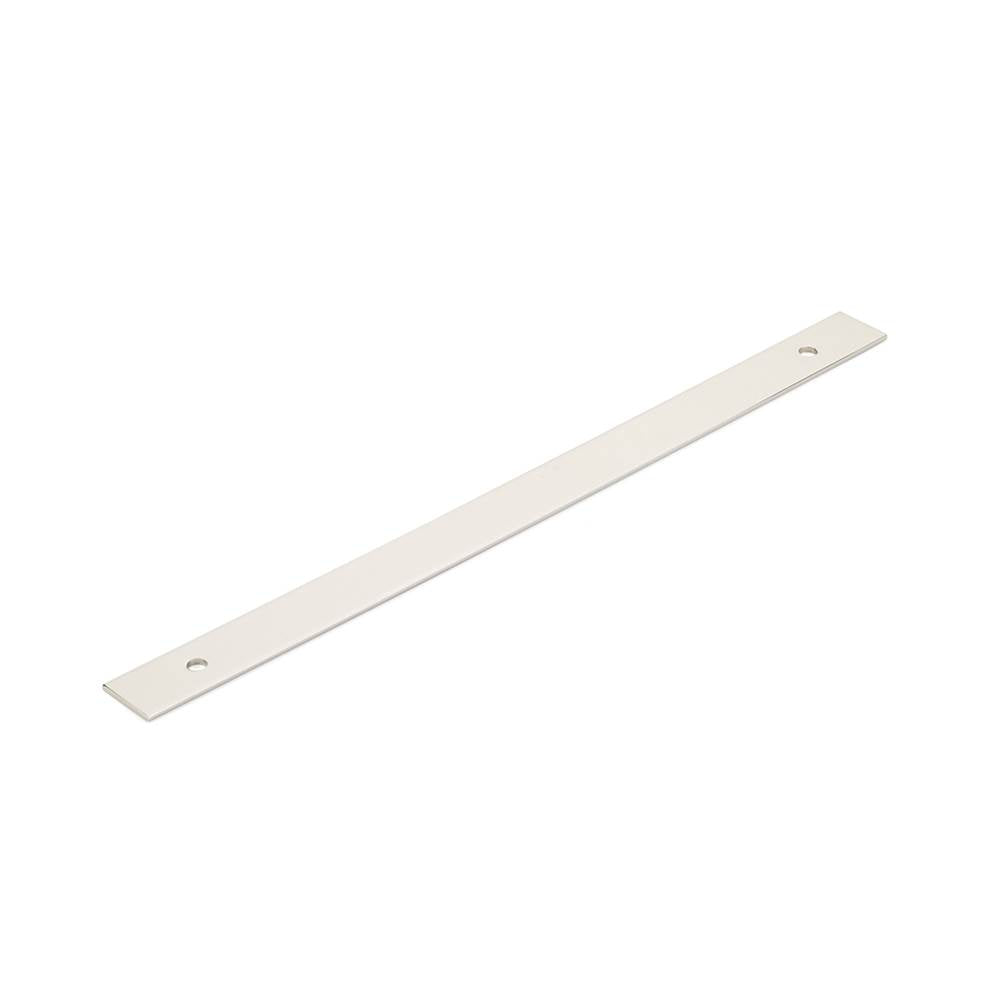Schaub And Company - Pub House, Backplate for Appliance Pull, Polished Nickel, 12'' cc - Polished Nickel