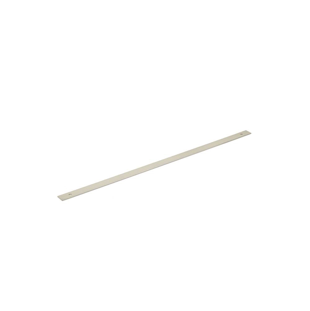 Schaub And Company - Pub House, Backplate for Appliance Pull, Brushed Nickel, 18'' cc - Brushed Nickel