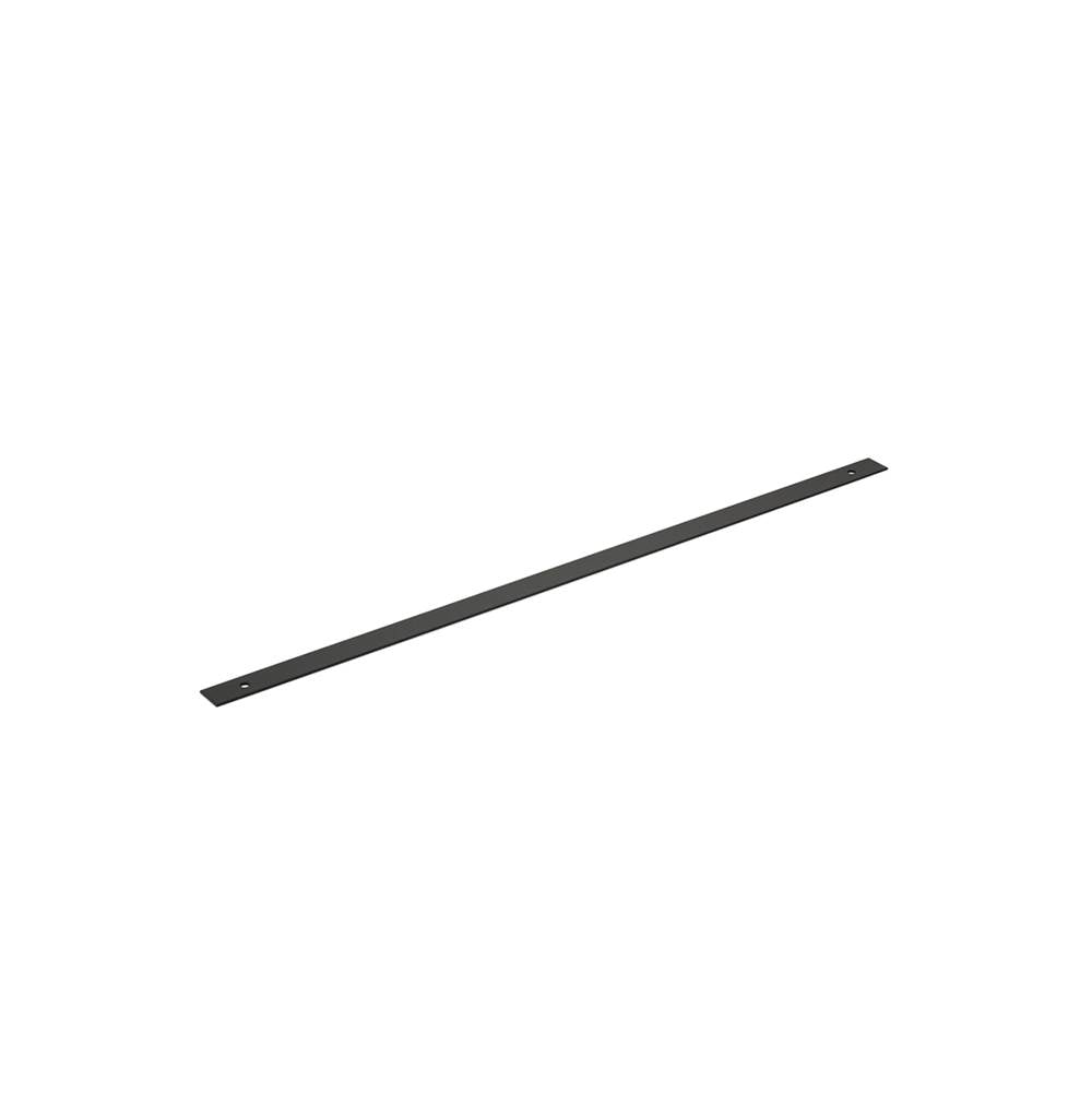 Schaub And Company - Pub House, Backplate for Appliance Pull, Matte Black, 18'' cc - Matte Black