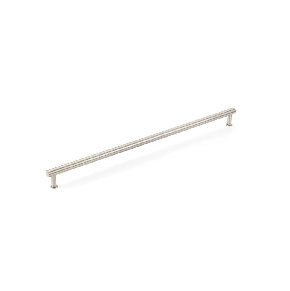 Schaub And Company - Pub House, Appliance Pull, Brushed Nickel, 24'' cc - Brushed Nickel