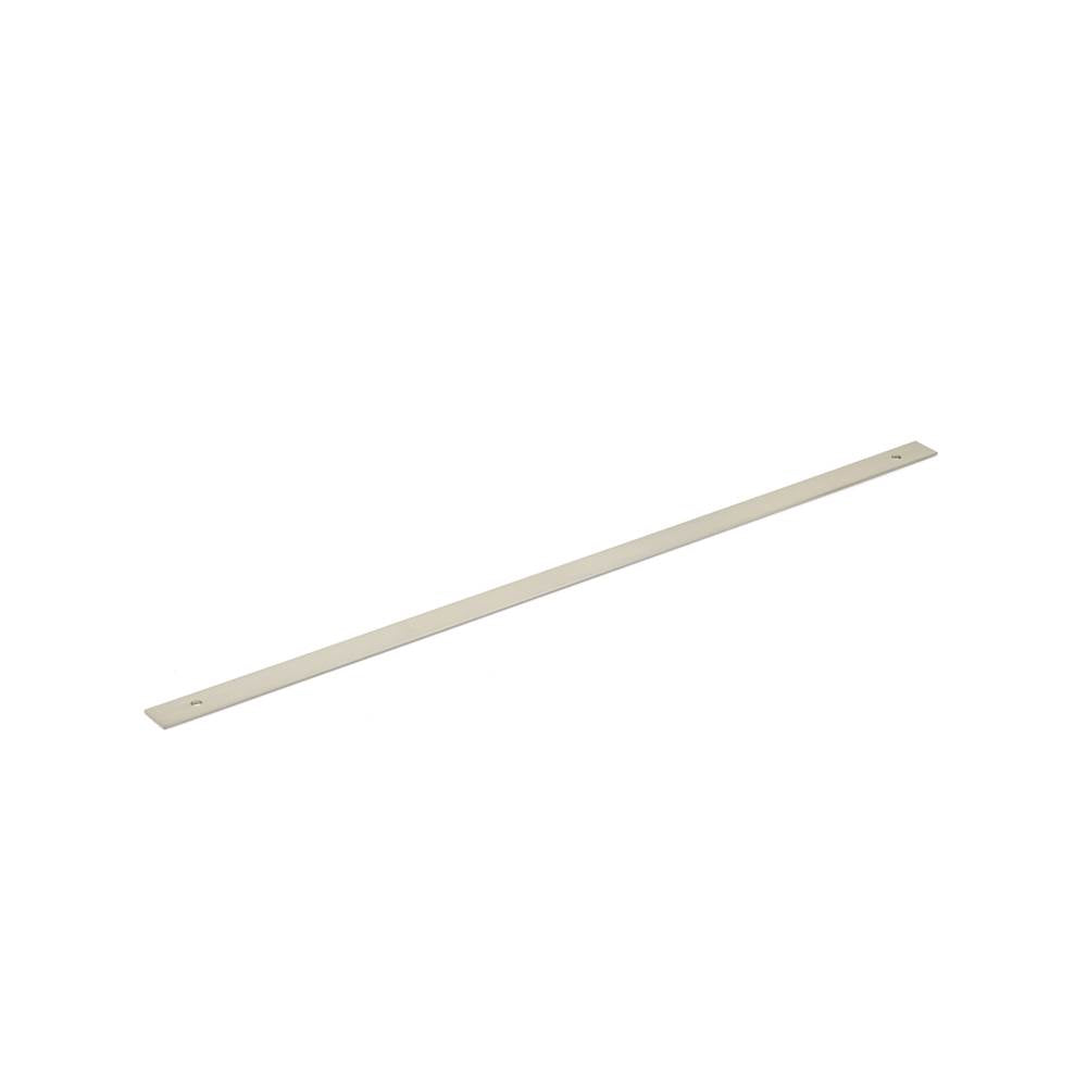 Schaub And Company - Pub House, Backplate for Appliance Pull, Brushed Nickel, 24'' cc - Brushed Nickel