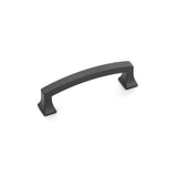 Schaub And Company - Pull, Arched, Matte Black, 3-1/2'' cc - Matte Black