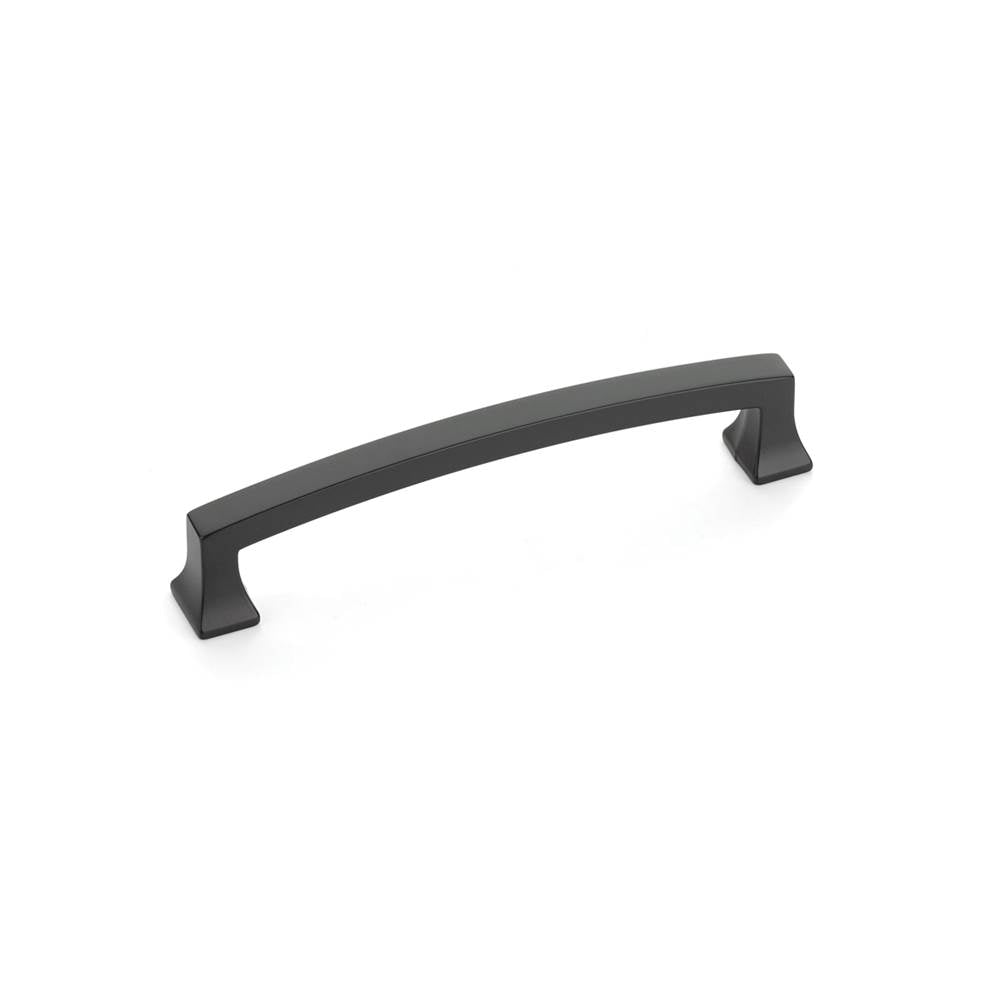Schaub And Company - Pull, Arched, Matte Black, 5'' cc - Matte Black