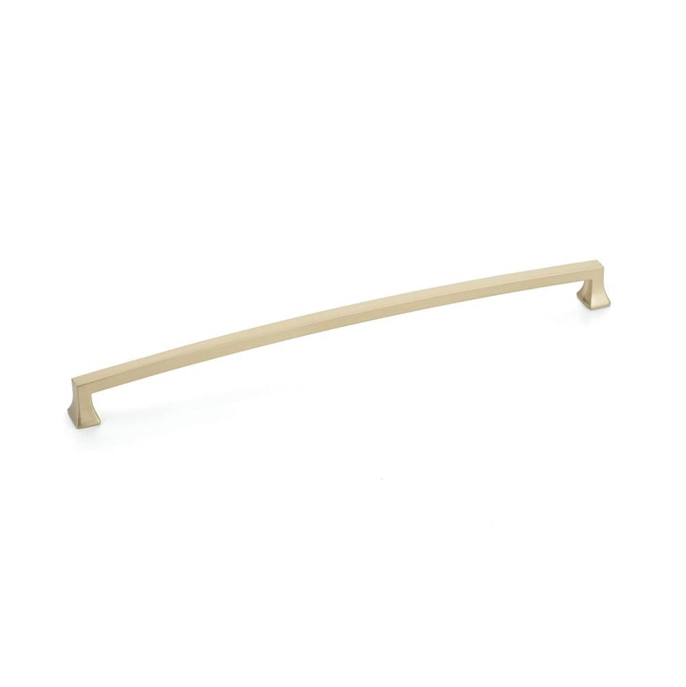 Schaub And Company - Pull, Arched, Signature Satin Brass, 12'' cc - Signature Satin Brass