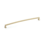 Schaub And Company - Pull, Arched, Signature Satin Brass, 12'' cc - Signature Satin Brass