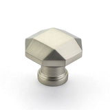 Schaub And Company - Knob, Faceted, Satin Nickel, 1-1/4'' dia - Satin Nickel