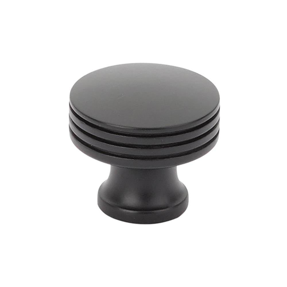 Schaub And Company - Knob, Round, Matte Black, 1-1/4'' dia - Matte Black