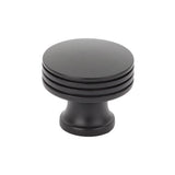 Schaub And Company - Knob, Round, Matte Black, 1-1/4'' dia - Matte Black