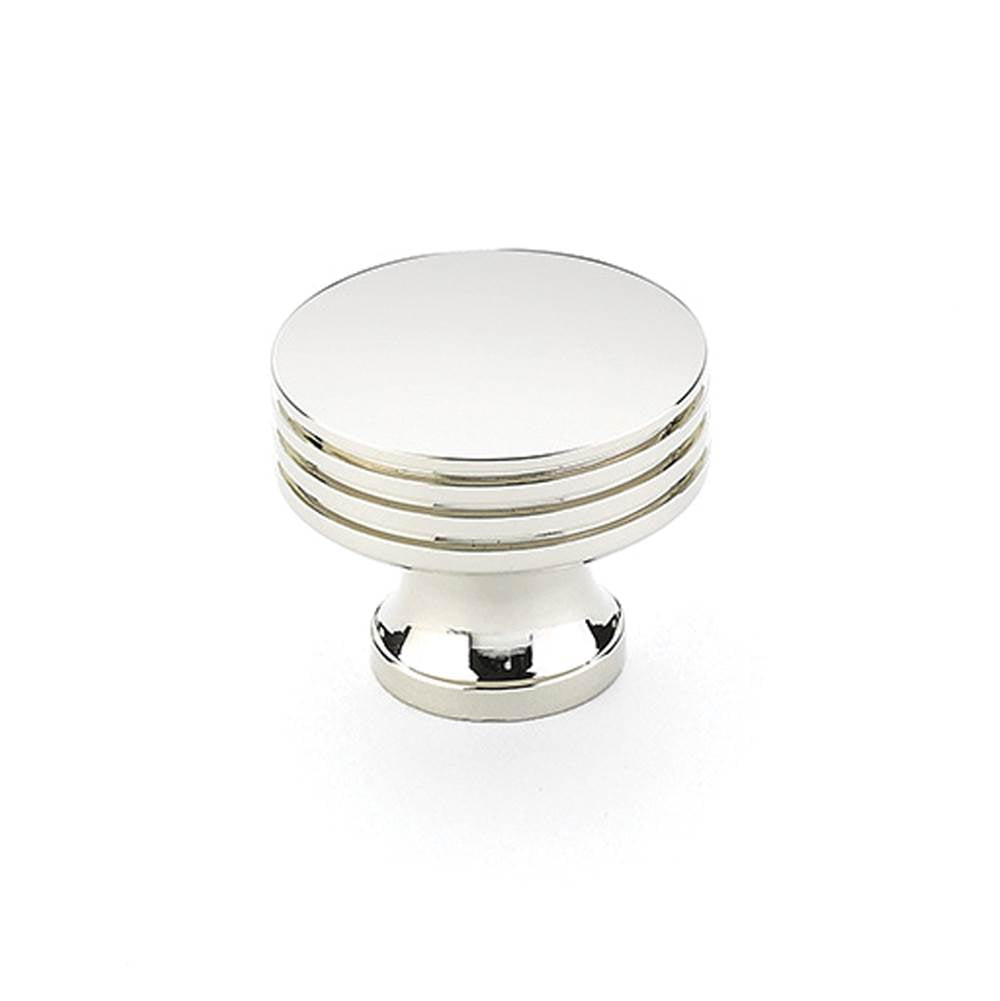Schaub And Company - Knob, Round, Polished Nickel, 1-1/4'' dia - Polished Nickel