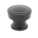 Schaub And Company - Knob, Round, Matte Black, 1-1/4'' dia - Matte Black
