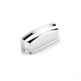 Schaub And Company - Cup Pull, Polished Chrome, 3-1/2'' cc - Polished Chrome