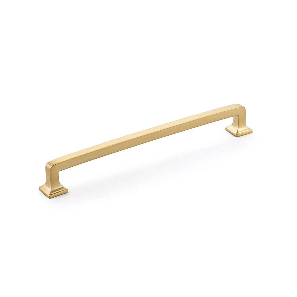 Schaub And Company - Pull, Signature Satin Brass, 8'' cc - Signature Satin Brass